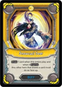 Snowcast Seer (Claimed) - Kindred - Lightseekers TCG card