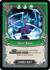 Spirit Boon (Unclaimed) - Kindred - Lightseekers TCG card