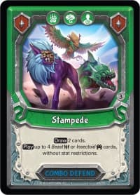 Stampede (Unclaimed) - Kindred - Lightseekers TCG card