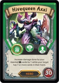 Hivequeen Axxi (Claimed) - Kindred - Lightseekers TCG card