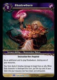 Shadowburn - Dark Portal - WoW card