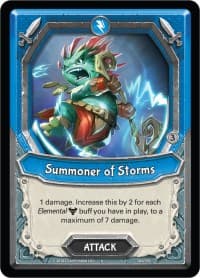 Summoner of Storms (Claimed) - Kindred - Lightseekers TCG card