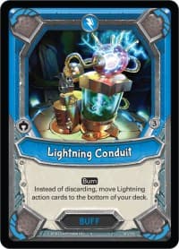 Lightning Conduit (Claimed) - Kindred - Lightseekers TCG card