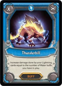 Thunderbill (Unclaimed) - Kindred - Lightseekers TCG card