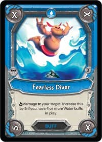 Fearless Diver (Claimed) - Kindred - Lightseekers TCG card