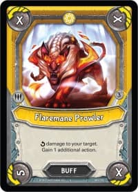 Flaremane Prowler (Unclaimed) - Kindred - Lightseekers TCG card