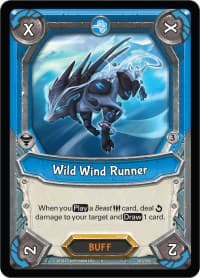 Wild Wind Runner (Unclaimed) - Kindred - Lightseekers TCG card