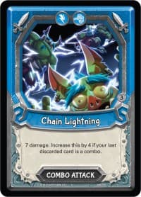 Chain Lightning (Claimed) - Kindred - Lightseekers TCG card