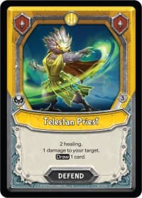 Telestan Priest (Claimed) - Kindred - Lightseekers TCG card