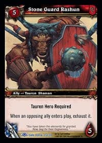 Stone Guard Rashun - Dark Portal - WoW card