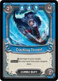 Crackling Torrent (Unclaimed) - Kindred - Lightseekers TCG card