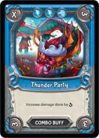 Thunder Party (Claimed) - Kindred - Lightseekers TCG card