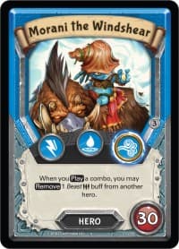 Morani the Windshear (Claimed) - Kindred - Lightseekers TCG card