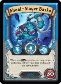 Shoal-Slayer Basko (Unclaimed) - Kindred - Lightseekers TCG card