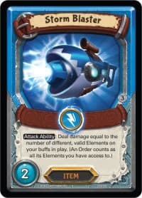 Storm Blaster (Unclaimed) - Kindred - Lightseekers TCG card