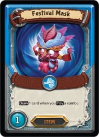 Festival Mask (Claimed) - Kindred - Lightseekers TCG card