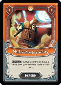 Malfunctioning Sentry (Unclaimed) - Kindred - Lightseekers TCG card