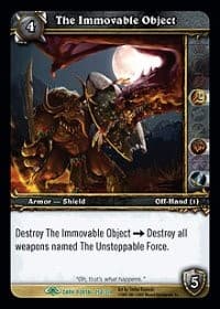 The Immovable Object - Dark Portal - WoW card
