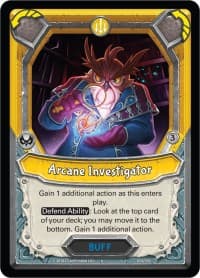 Arcane Investigator (Claimed) - Kindred - Lightseekers TCG card