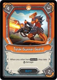 Tyrax Gunner Guard (Claimed) - Kindred - Lightseekers TCG card