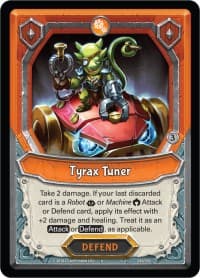 Tyrax Tuner (Unclaimed) - Kindred - Lightseekers TCG card