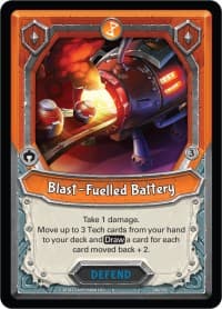 Blast-Fuelled Battery (Claimed) - Kindred - Lightseekers TCG card
