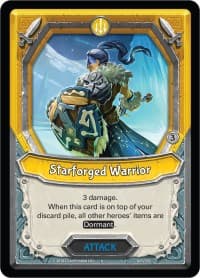 Starforged Warrior (Claimed) - Kindred - Lightseekers TCG card