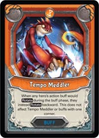 Tempo Meddler (Claimed) - Kindred - Lightseekers TCG card