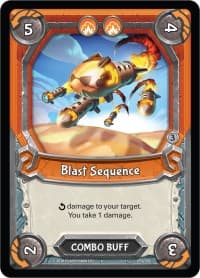 Blast Sequence (Unclaimed) - Kindred - Lightseekers TCG card