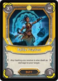 Battle Priestess (Unclaimed) - Kindred - Lightseekers TCG card