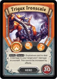 Trigux Ironscale (Claimed) - Kindred - Lightseekers TCG card