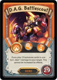 D.A.G. Battlescout (Claimed) - Kindred - Lightseekers TCG card
