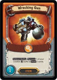 Wrecking Gun (Unclaimed) - Kindred - Lightseekers TCG card