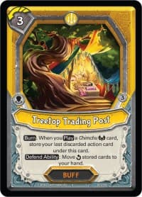 Treetop Trading Post (Unclaimed) - Kindred - Lightseekers TCG card