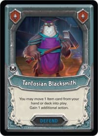 Tantosian Blacksmith (Unclaimed) - Kindred - Lightseekers TCG card