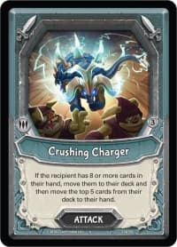 Crushing Charger (Claimed) - Kindred - Lightseekers TCG card