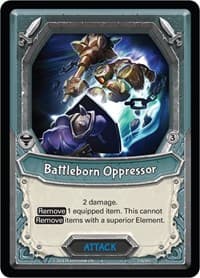 Battleborn Oppressor (Claimed) - Kindred - Lightseekers TCG card