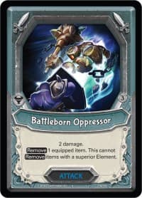 Battleborn Oppressor (Unclaimed) - Kindred - Lightseekers TCG card