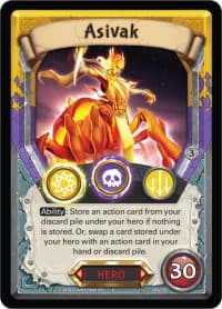 Asivak (Claimed) - Kindred - Lightseekers TCG card