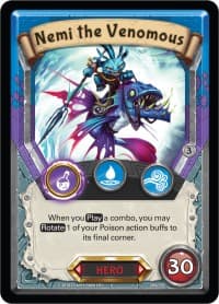 Nemi the Venomous (Claimed) - Kindred - Lightseekers TCG card