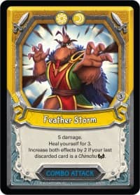 Feather Storm (Unclaimed) - Kindred - Lightseekers TCG card