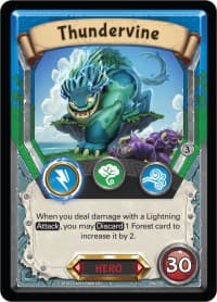 Thundervine (Claimed) - Kindred - Lightseekers TCG card