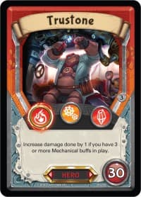 Trustone (Unclaimed) - Kindred - Lightseekers TCG card