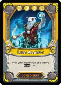 Lunar Ascension (Claimed) - Kindred - Lightseekers TCG card