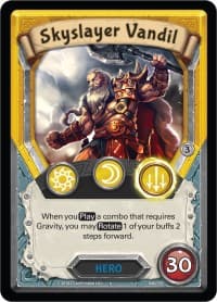 Skyslayer Vandil (Unclaimed) - Kindred - Lightseekers TCG card