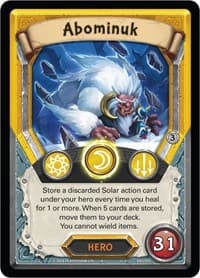 Abominuk (Unclaimed) - Kindred - Lightseekers TCG card