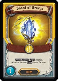 Shard of Gravus (Claimed) - Kindred - Lightseekers TCG card