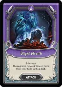 Blight Wraith (Unclaimed) - Kindred - Lightseekers TCG card