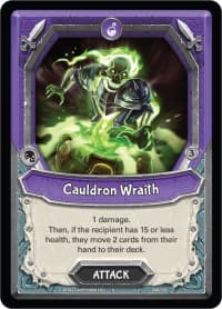 Cauldron Wraith (Unclaimed) - Kindred - Lightseekers TCG card