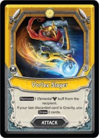 Vortex Slayer (Unclaimed) - Kindred - Lightseekers TCG card